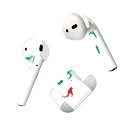 Air Pods 専用 デザインスキンシール airpods エアポッド apple アップル AirPods 第一世代（2016）airpods2 第二世代（2019）対応 イヤホン カバー デコレーション アクセサリー デコシール 018857 国旗 italy イタリア