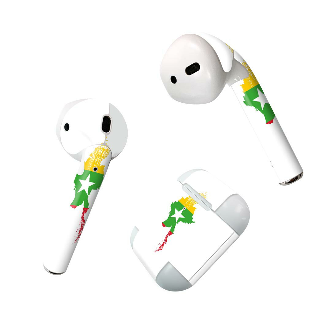 Air Pods 専用 デザインスキンシール airpods エアポッド apple アップル AirPods 第一世代（2016）air..