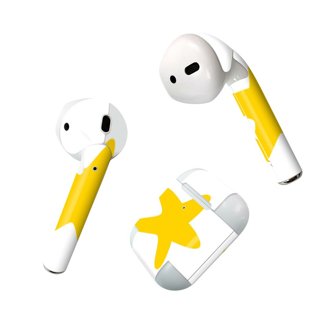 Air Pods 専用 デザインスキンシール airpods エアポッド apple アップル AirPods 第一世代（2016）airpods2 第二世代（2019）対応 イヤホン カバー デコレーション アクセサリー デコシール 019038 イラスト アイコン クリスマス