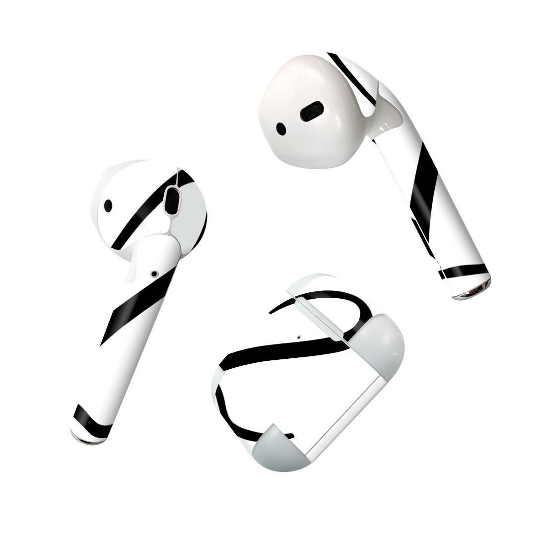Air Pods 専用 デザインスキンシール airpods エアポッド apple アップル AirPods 第一世代（2016）airpods2 第二世代（2019）対応 イヤホン カバー デコレーション アクセサリー デコシール 019209 フォント 文字 2