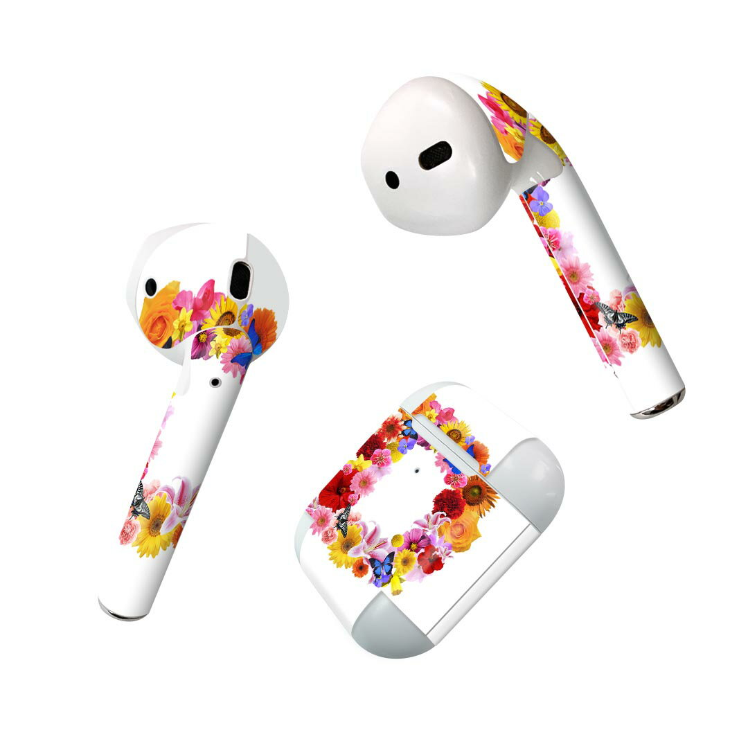 Air Pods 専用 デザインスキンシール airpods エアポッド apple アップル AirPods 第一世代（2016）airpods2 第二世代（2019）対応 イヤホン カバー デコレーション アクセサリー デコシール 019309 フォント 文字 d アルファベット