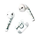 Air Pods 専用 デザインスキンシール airpods エアポッド apple アップル AirPods 第一世代（2016）airpods2 第二世代（2019）対応 イヤホン カバー デコレーション アクセサリー デコシール 019394 フォント 文字 p アルファベット