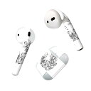 Air Pods 専用 デザインスキンシール airpods エアポッド apple アップル AirPods 第一世代(2016)airpods2 第二世代(...