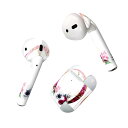 Air Pods 専用 デザインスキンシール airpods エアポッド apple アップル AirPods 第一世代（2016）airpods2 第二世代（2019）対応 イヤホン カバー デコレーション アクセサリー デコシール 019703 フォント 文字 o アルファベット