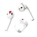Air Pods 専用 デザインスキンシール airpods エアポッド apple アップル AirPods 第一世代(2016)airpods2 第二世代(...