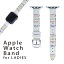 アップルウォッチ 用 バンド Apple Watch 用 取替 レザー ベルト 女性 38mm 40mm 41mm レディース AppleWatch用 全シリーズ対応 初代・Series2・Series3・Series4・Series5・Series6・Series7・SE 対応 000989 日本　漢字