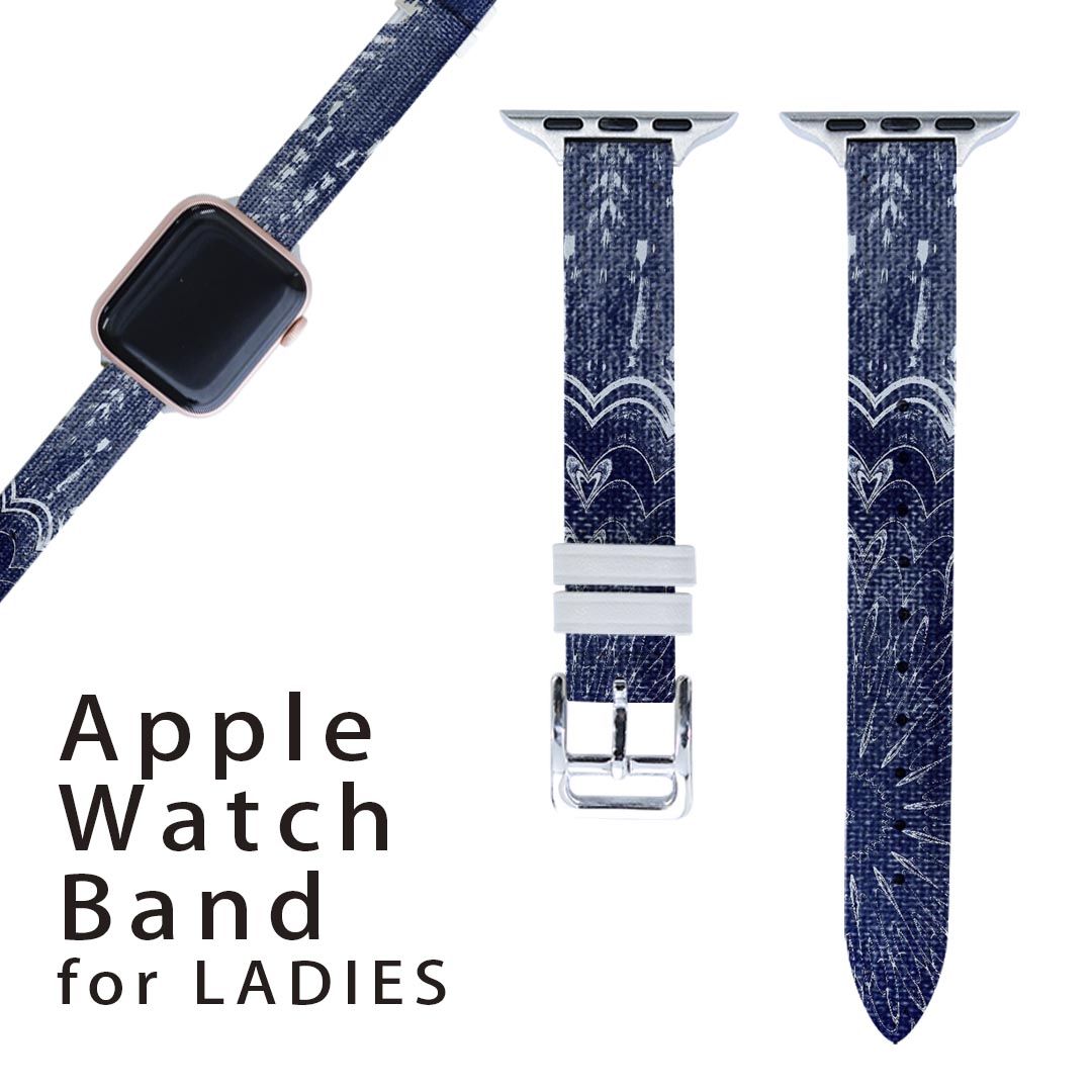 アップルウォッチ 用 バンド Apple Watch 用 取替 レザー ベルト 女性 38mm 40mm 41mm レディース AppleWatch用 全シリーズ対応 初代・Series2・Series3・Series4・Series5・Series6・Series7・SE 対応 023552 模様 柄