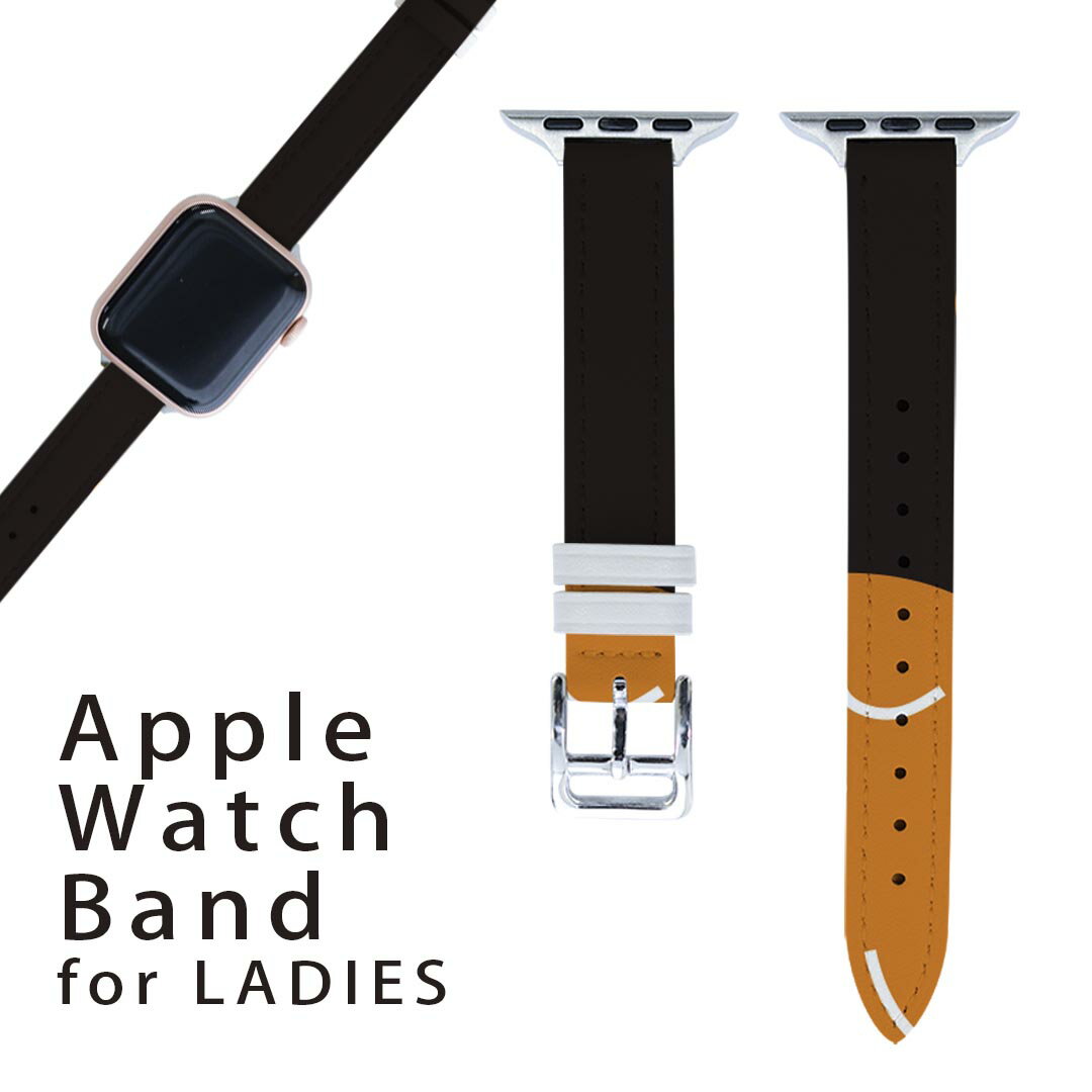 アップルウォッチ 用 バンド Apple Watch 用 取替 レザー ベルト 女性 38mm 40mm 41mm レディース AppleWatch用 全シリーズ対応 初代・Series2・Series3・Series4・Series5・Series6・Series7・SE 対応 004270 鳥　模様　カラフル