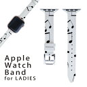 アップルウォッチ 用 バンド Apple Watch 用 取替 レザー ベルト 女性 38mm 40mm 41mm レディース AppleWatch用 全シリーズ対応 初代・Series2・Series3・Series4・Series5・Series6・Series7・SE 対応 006218 音符 模様(2)