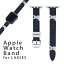 アップルウォッチ 用 バンド Apple Watch 用 取替 レザー ベルト 女性 38mm 40mm 41mm レディース AppleWatch用 全シリーズ対応 初代・Series2・Series3・Series4・Series5・Series6・Series7・SE 対応 010112 動物　サメ　模様