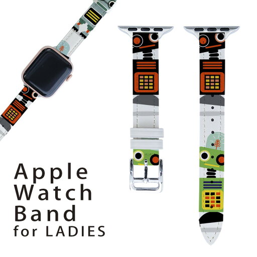 アップルウォッチ 用 バンド Apple Watch 用 取替 レザー ベルト 女性 38mm 40mm 41mm レディース AppleWatch用 全シリーズ対応 初代・Series2・Series3・Series4・Series5・Series6・Series7・SE 対応 013505 ロボット 機械 アップルウォッチ 用 バンド Apple Watch 用 取替 レザー ベルト 女性 38mm 40mm 41mm レディース AppleWatch用 全シリーズ対応 初代・Series2・Series3・Series4・Series5・Series6・Series7・SE 対応 013505 ロボット 機械
