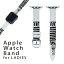 アップルウォッチ 用 バンド Apple Watch 用 取替 レザー ベルト 女性 38mm 40mm 41mm レディース AppleWatch用 全シリーズ対応 初代・Series2・Series3・Series4・Series5・Series6・Series7・SE 対応 014110 マイク　音楽　ミュージック