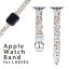 アップルウォッチ 用 バンド Apple Watch 用 取替 レザー ベルト 女性 38mm 40mm 41mm レディース AppleWatch用 全シリーズ対応 初代・Series2・Series3・Series4・Series5・Series6・Series7・SE 対応 014194 植物　模様　オレンジ