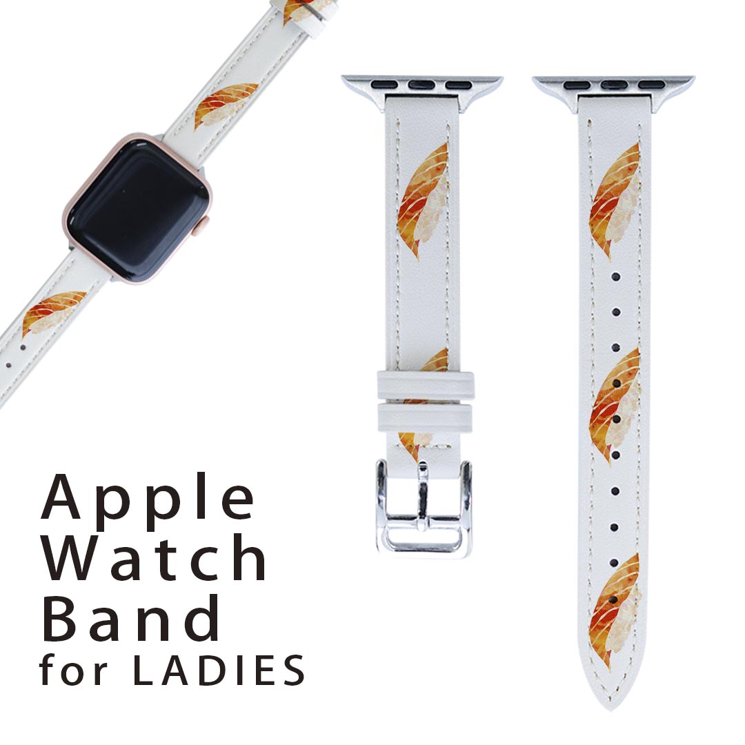 アップルウォッチ 用 バンド Apple Watch 用 取替 レザー ベルト 女性 38mm 40mm 41mm レディース AppleWatch用 全シリーズ対応 初代・Series2・Series3・Series4・Series5・Series6・Series7・SE 対応 016178 お寿司 食べ物 和食