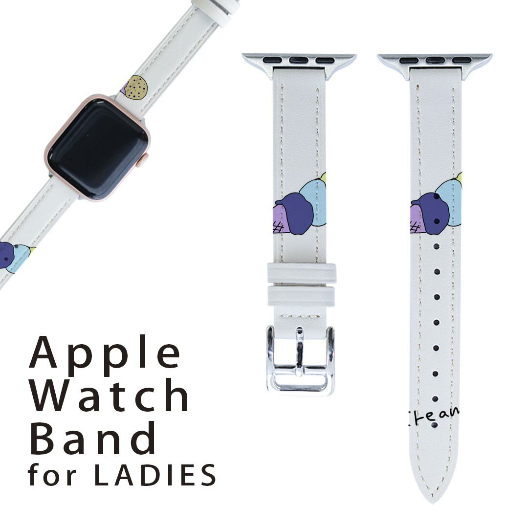商品特徴・高品質なマイクロファイバーPUレザーを使用したApple Watchオリジナルバンド・38mmタイプ40mm 41mm兼用 初代・Series2・Series3・Series4・Series5・Series6・Series7・SE 対応・オリジナルのデザインで個性あるオシャレなバンドを。・高級感溢れるレザー（PU）製は、汚れにくく高性能プリンターで綺麗にオリジナルのバンド・ベルトを作成頂けます。注意事項画像はサンプルです。ご覧の環境によっては多少色味に違いを感じる場合がございます。 イメージと違った、モニターと色味が異なるという理由での交換や返金はご対応出来かねます。ご注文後に1点1点制作する受注生産品のため、不良品以外のご返品や交換は固くお断り致します。サイズの選択間違いも保証対象外となりますため、ご注文の際は必ずお使いの端末とご注文のサイズをご確認下さい。発送について完全受注生産のハンドメイド商品となりますので、既製品と比べて発送までお時間を頂いています。 基本的に決済確認後、2?3営業日、最大で10営業日での発送となります。繁忙期や休業日明けの場合はさらに時間がかかる場合があります。 その際には別途メールにてご連絡致します。メール便の場合、発送日から到着までに2?4日ほどかかる場合が多く、紛失などの保障もご対応できかねます。あらかじめご了承下さい。▼女性用・男性用　全商品はこちらから▼