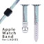 アップルウォッチ 用 バンド Apple Watch 用 取替 レザー ベルト 女性 38mm 40mm 41mm レディース AppleWatch用 全シリーズ対応 初代・Series2・Series3・Series4・Series5・Series6・Series7・SE 対応 016362 模様　北欧　手描き