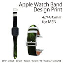 アップルウォッチ 用 バンド Apple Watch 用 取替 レザー ベルト 男性 42mm 44mm 45mm メンズ AppleWatch用 全シリーズ対応 初代・Series2・Series3・Series4・Series5・Series6・Series7・SE 対応 002276 模様　カラフル 2