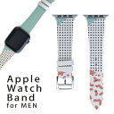 アップルウォッチ 用 バンド Apple Watch 用 取替 レザー ベルト 男性 42mm 44mm 45mm メンズ AppleWatch用 全シリーズ対応 初代・Series2・Series3・Series4・Series5・Series6・Series7・SE 対応 014259 模様　　カラフル