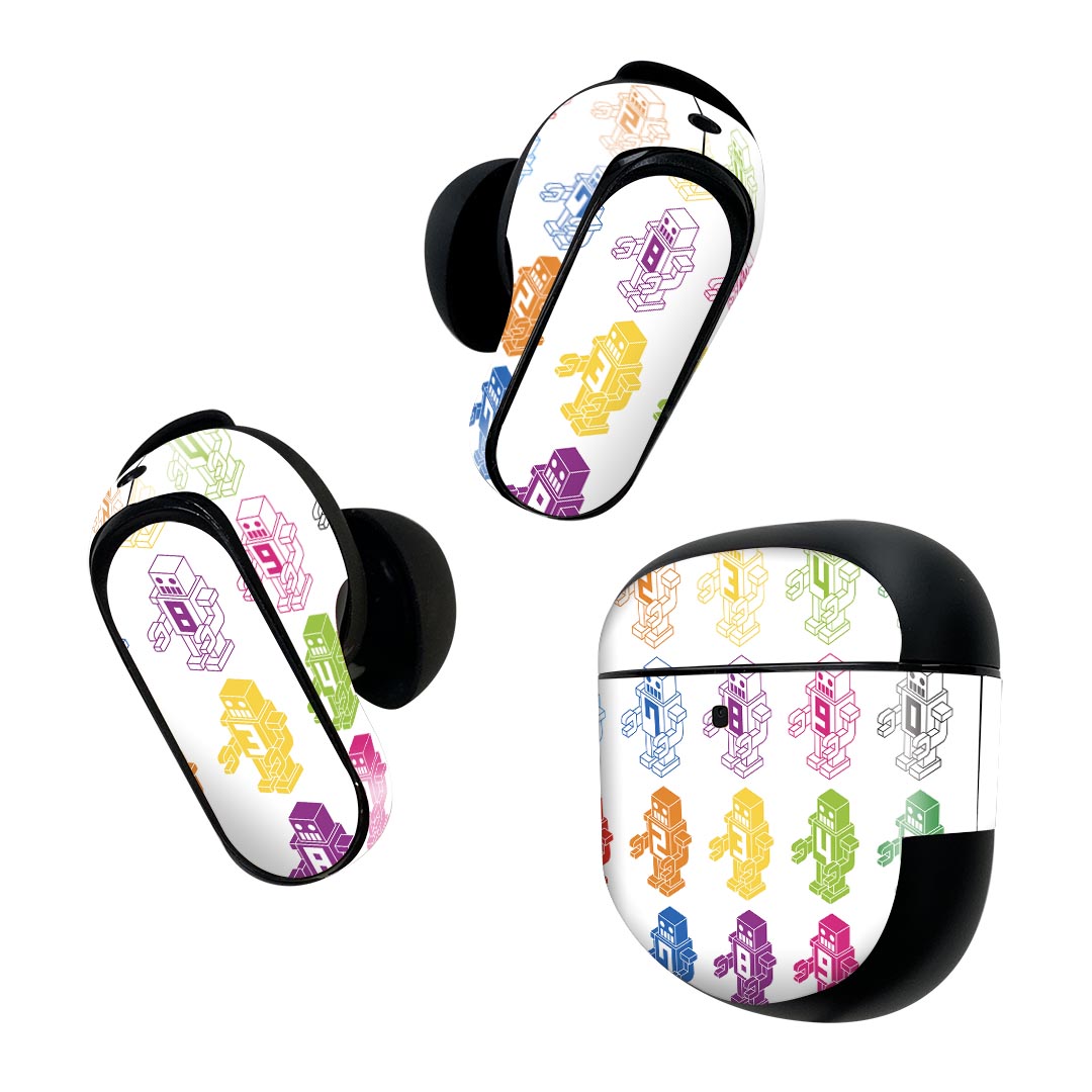 Bose QuietComfort Earbuds II 用 スキンシール ボーズ イヤバッズ2 用　ステッカ...