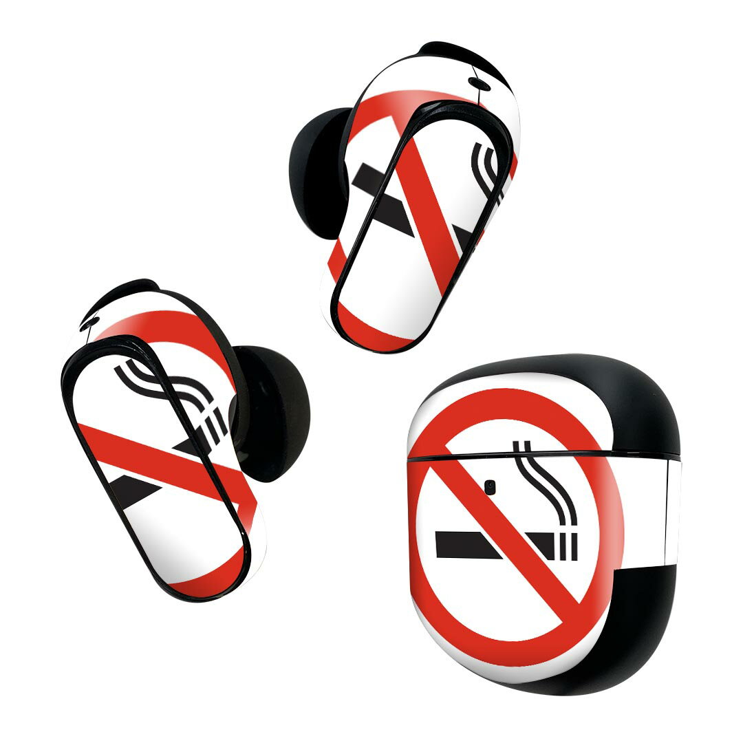 Bose QuietComfort Earbuds II 用 スキンシール ボーズ イヤバッズ2 用 ステッカー 本体3セット ケース1セット 保護 フィルム ...