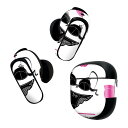 Bose QuietComfort Earbuds II 用 スキンシール ボーズ イヤバッズ2 用 ステッカー 本体3セット ケース1セット 保護 フィルム デコ 下着 女の子 ランジェリー 000279