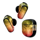 Bose QuietComfort Earbuds II 用 スキンシール ボーズ イヤバッズ2 用 ステッカー 本体3セット ケース1セット 保護 フィルム デコ バブル レインボー 000452