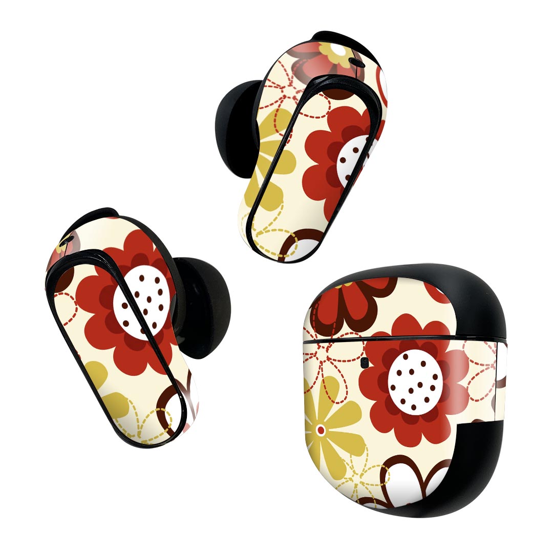 Bose QuietComfort Earbuds II 用 スキンシール ボーズ イヤバッズ2 用　ステッカ...