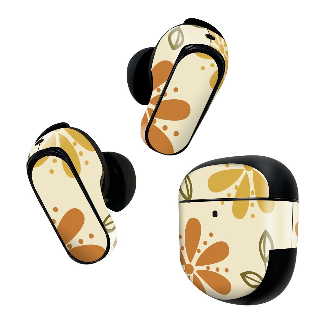 Bose QuietComfort Earbuds II 用 スキンシール ボーズ イヤバッズ2 用　ステッカー　本体3セット ケー..