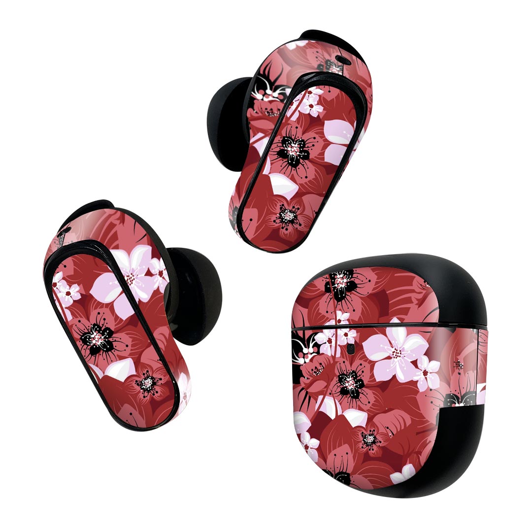 Bose QuietComfort Earbuds II 用 スキンシール ボーズ イヤバッズ2 用　ステッカ...