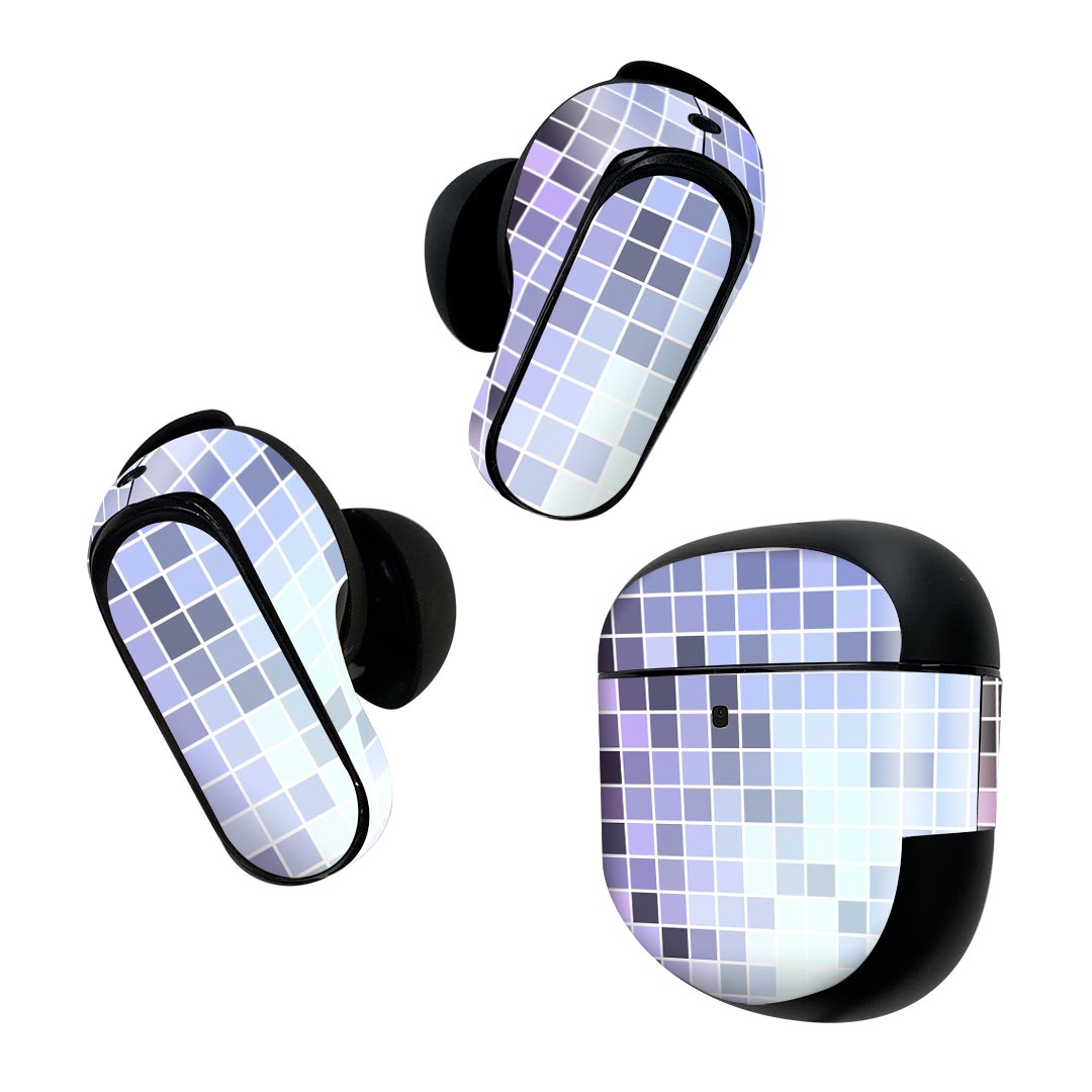 Bose QuietComfort Earbuds II 用 スキンシール ボーズ イヤバッズ2 用　ステッカー　本体3セット ケー..