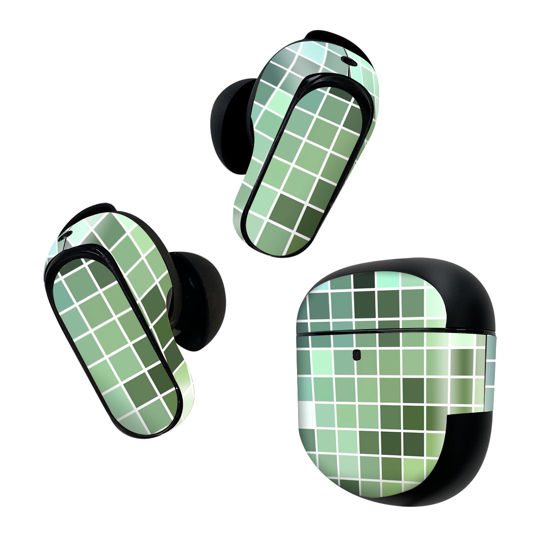 Bose QuietComfort Earbuds II 用 スキンシール ボーズ イヤバッズ2 用　ステッカー　本体3セット ケー..