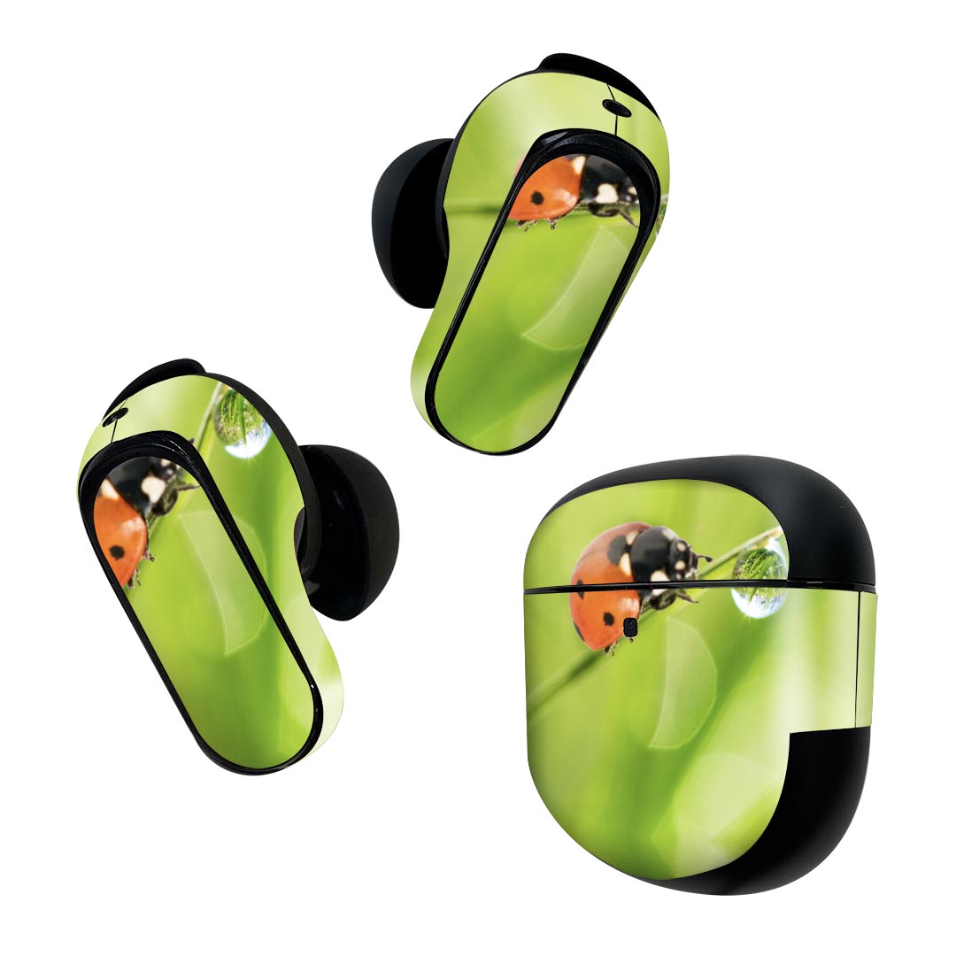 Bose QuietComfort Earbuds II 用 スキンシール ボーズ イヤバッズ2 用　ステッカー　本体3セット ケー..