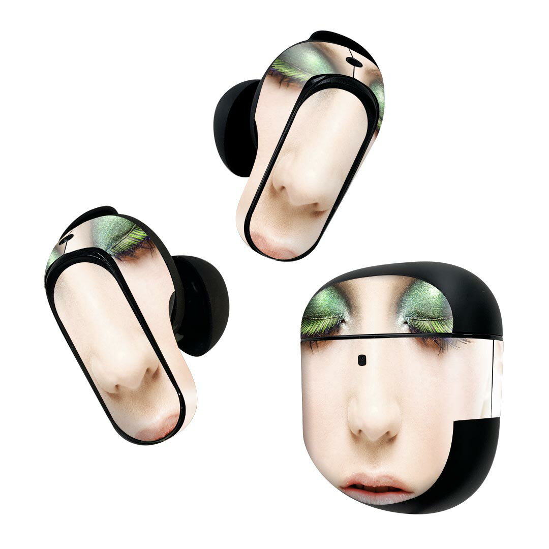 製品名 Bose QuietComfort Earbuds II 専用デザインスキンシール セット内容 Bose QuietComfort Earbuds II 専用シール　イヤホン（左右）3枚、充電ケース用シール 1枚AirPods第3世代専用です。第1?2世代、Proシリーズには対応していません。 商品特徴 再剥離性シートを素材に採用し、細かな位置調整がしやすく貼り直しが容易です。また、エアフリーでもありますので気泡が簡単に逃げるので、キレイに貼ることができます。専用の業務プリンターを使い、商品画像と遜色のない美しい印刷仕上がり。 注意事項 画像はサンプルですので、ご覧の環境によっては多少色味に違いを感じる場合がございます。 イメージと違った、モニターと色味が異なるという理由での交換や返金はご対応出来かねます。スキンシールのみの販売で、機器本体や充電ケース本体は付属しません。シワができた場合、ドライヤーなどで軽く温め、外側に向けてシワを伸ばすように貼ってください。初回貼付時の位置調整や貼り直しは可能ですが、しっかりと押し付けて接着させた後の再剥離、再利用は保証しておりません。また接着部に油分や汚れが付着しますと角の部分は剥がれやすくなりますので、貼付時はあまり触れないようにご注意ください。無地のセミグロスシートにデザインをプリントした商品で、デコなどの加工はございません。 凹凸や光沢があるように見えたり布地や金属を素材にしたように見える商品もありますが、デザインの図版によるものです。印刷時に微妙な画像のズレが生じる場合がございます。ご注文後に1点1点制作する受注生産品の為、不良品以外のご返品や交換は固くお断りします。 商品発送 完全受注生産のハンドメイド商品となりますので、既製品と比べて発送までお時間を頂いています。 基本的に決済確認後2~3営業日、最大で10営業日での発送となります。繁忙期や休業日明けの場合はさらに時間がかかる場合があります。 その際には別途メールにてご連絡致します。メール便の場合、発送日から到着までに2?4日ほどかかる場合が多く、紛失などの保障もご対応できかねます。あらかじめご了承下さい。