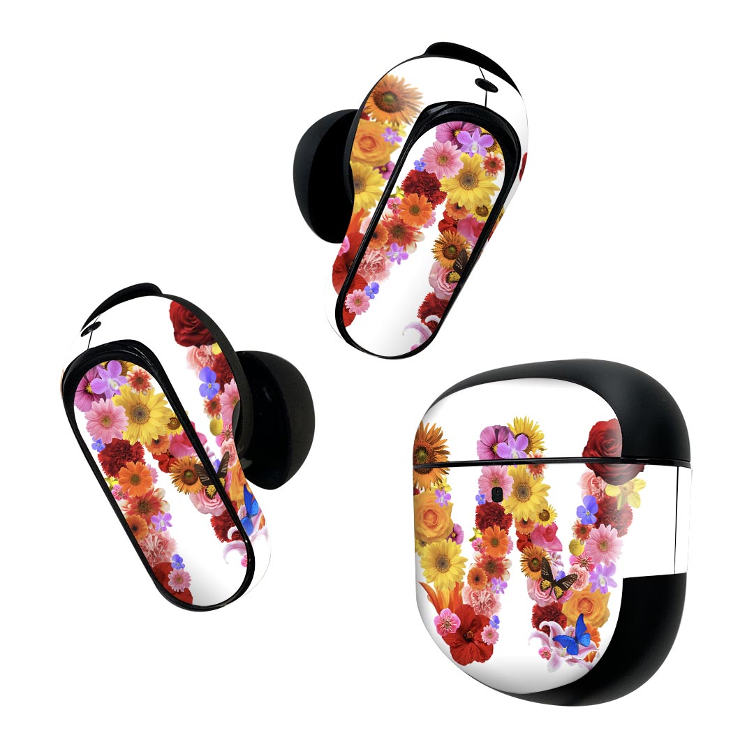 Bose QuietComfort Earbuds II 用 スキンシール ボーズ イヤバッズ2 用　ステッカー　本体3セット ケー..