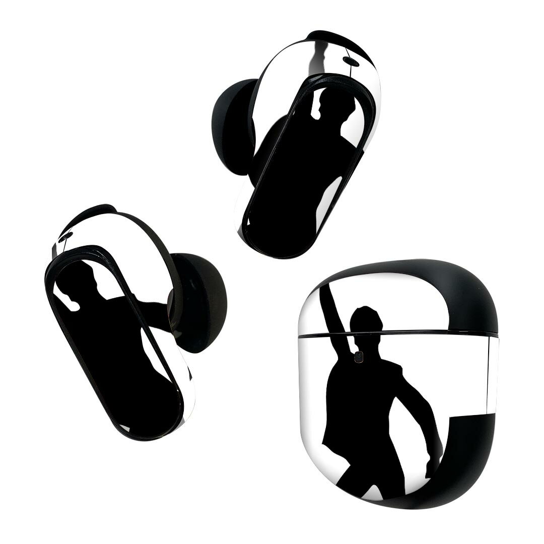 Bose QuietComfort Earbuds II 用 スキンシール ボーズ イヤバッズ2 用　ステッカー　本体3セット ケー..