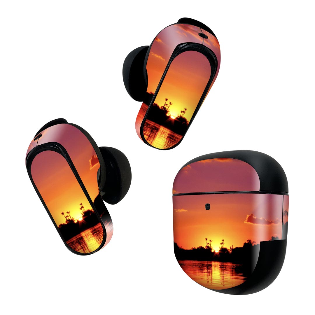 製品名 Bose QuietComfort Earbuds II 専用デザインスキンシール セット内容 Bose QuietComfort Earbuds II 専用シール　イヤホン（左右）3枚、充電ケース用シール 1枚AirPods第3世...