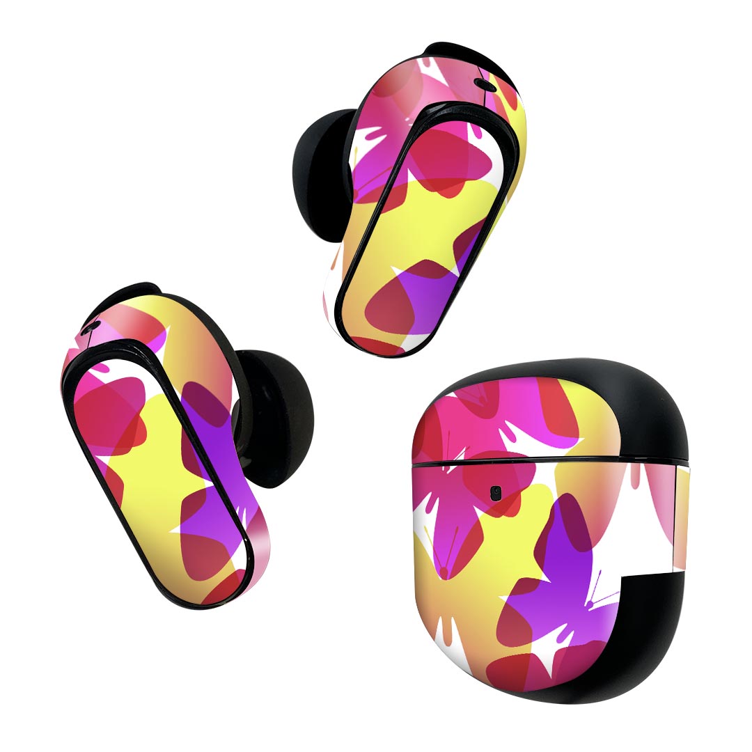 Bose QuietComfort Earbuds II 用 スキンシール ボーズ イヤバッズ2 用　ステッカ...