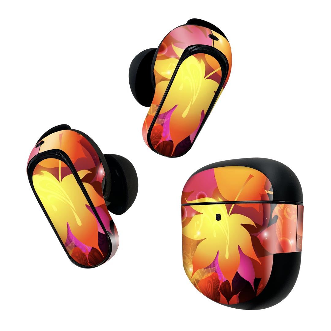 Bose QuietComfort Earbuds II 用 スキンシール ボーズ イヤバッズ2 用　ステッカ...