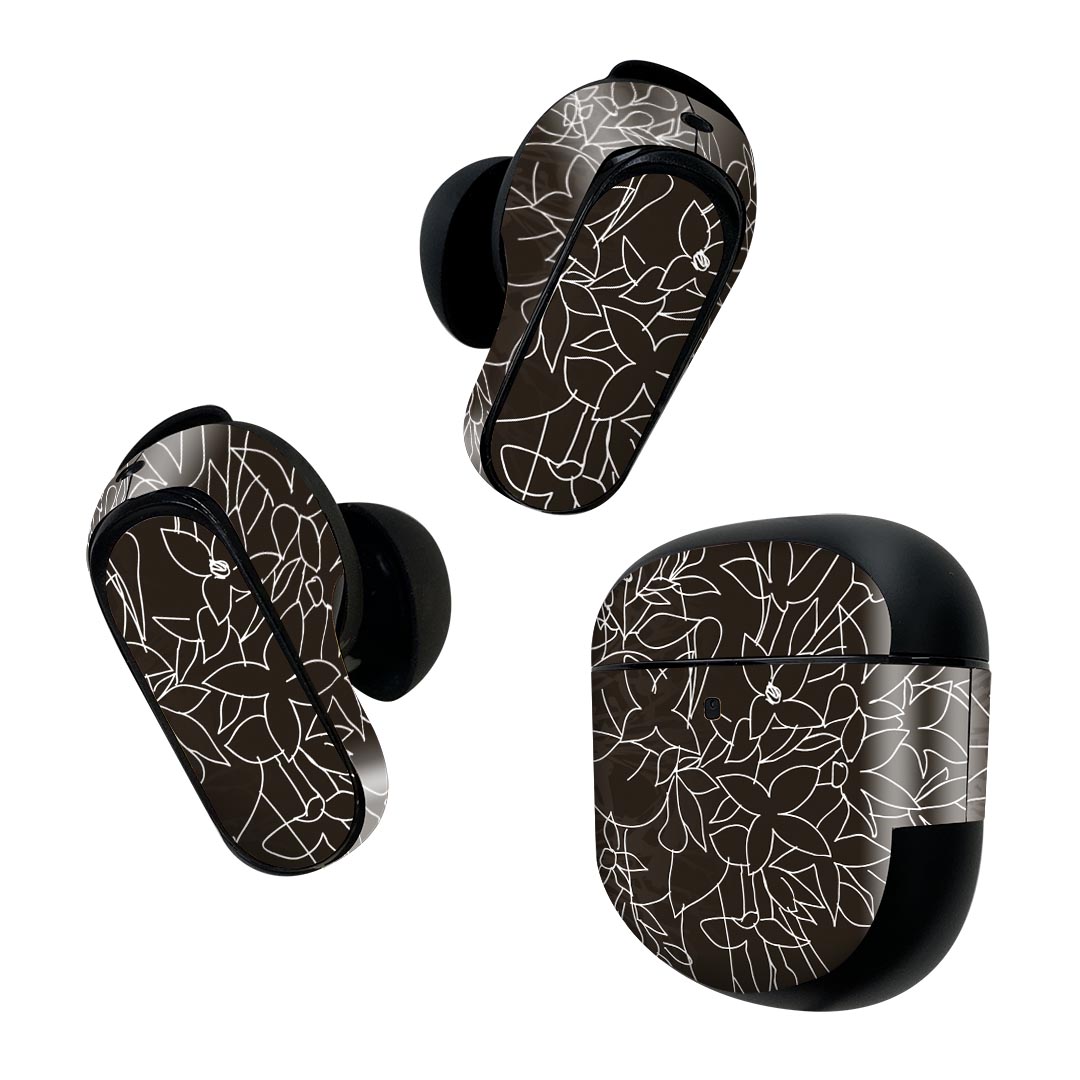 Bose QuietComfort Earbuds II 用 スキンシール ボーズ イヤバッズ2 用　ステッカ...