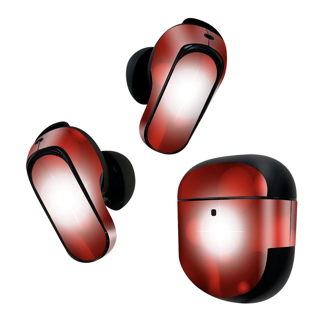 製品名 Bose QuietComfort Earbuds II 専用デザインスキンシール セット内容 Bose QuietComfort Earbuds II 専用シール　イヤホン（左右）3枚、充電ケース用シール 1枚AirPods第3世代専用です。第1?2世代、Proシリーズには対応していません。 商品特徴 再剥離性シートを素材に採用し、細かな位置調整がしやすく貼り直しが容易です。また、エアフリーでもありますので気泡が簡単に逃げるので、キレイに貼ることができます。専用の業務プリンターを使い、商品画像と遜色のない美しい印刷仕上がり。 注意事項 画像はサンプルですので、ご覧の環境によっては多少色味に違いを感じる場合がございます。 イメージと違った、モニターと色味が異なるという理由での交換や返金はご対応出来かねます。スキンシールのみの販売で、機器本体や充電ケース本体は付属しません。シワができた場合、ドライヤーなどで軽く温め、外側に向けてシワを伸ばすように貼ってください。初回貼付時の位置調整や貼り直しは可能ですが、しっかりと押し付けて接着させた後の再剥離、再利用は保証しておりません。また接着部に油分や汚れが付着しますと角の部分は剥がれやすくなりますので、貼付時はあまり触れないようにご注意ください。無地のセミグロスシートにデザインをプリントした商品で、デコなどの加工はございません。 凹凸や光沢があるように見えたり布地や金属を素材にしたように見える商品もありますが、デザインの図版によるものです。印刷時に微妙な画像のズレが生じる場合がございます。ご注文後に1点1点制作する受注生産品の為、不良品以外のご返品や交換は固くお断りします。 商品発送 完全受注生産のハンドメイド商品となりますので、既製品と比べて発送までお時間を頂いています。 基本的に決済確認後2~3営業日、最大で10営業日での発送となります。繁忙期や休業日明けの場合はさらに時間がかかる場合があります。 その際には別途メールにてご連絡致します。メール便の場合、発送日から到着までに2?4日ほどかかる場合が多く、紛失などの保障もご対応できかねます。あらかじめご了承下さい。