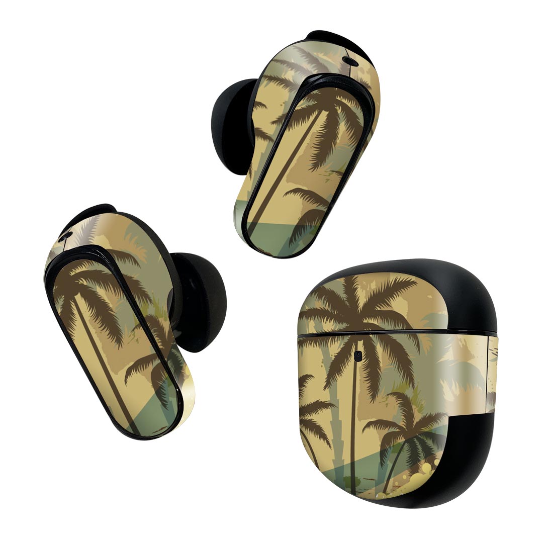 Bose QuietComfort Earbuds II 用 スキンシール ボーズ イヤバッズ2 用　ステッカ...