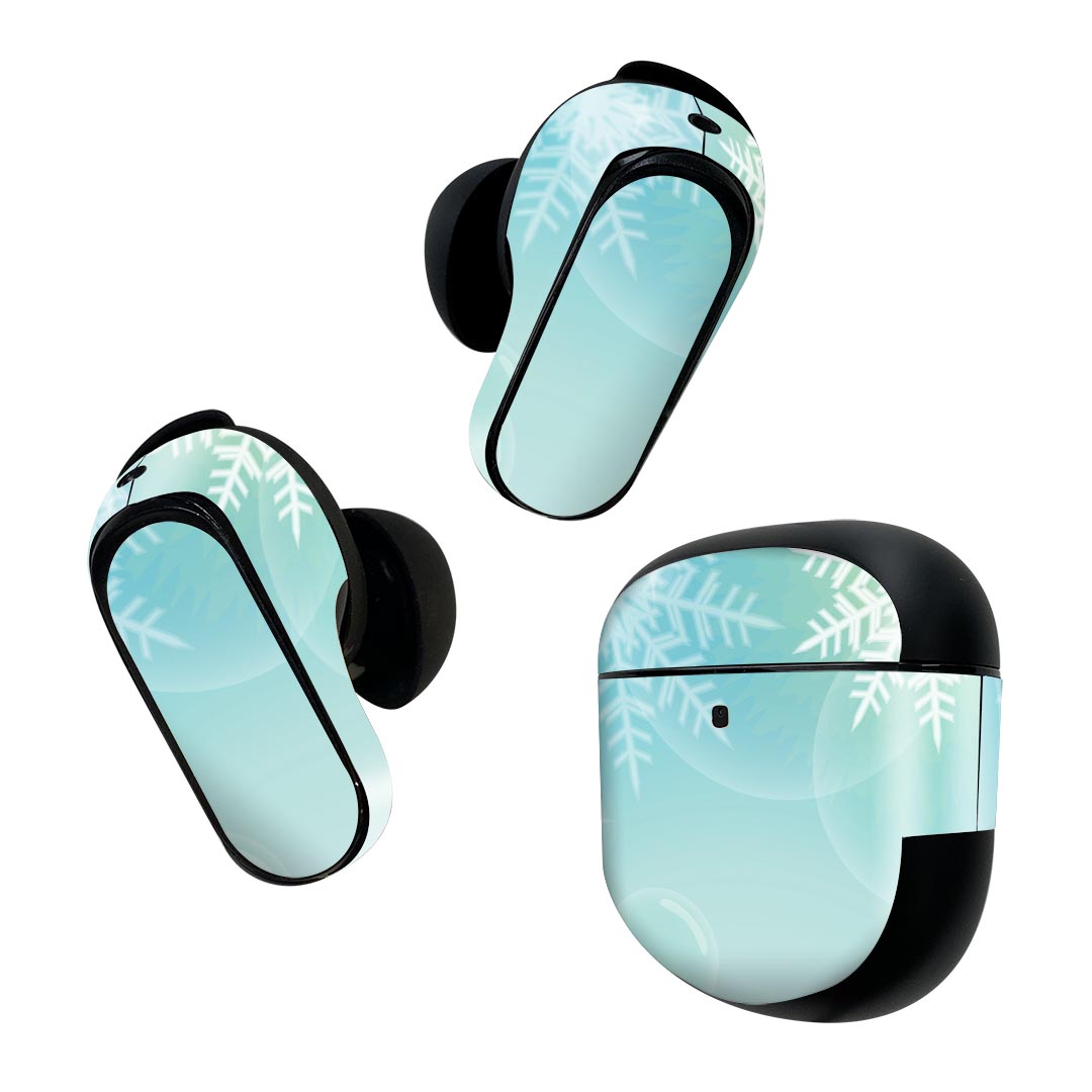 Bose QuietComfort Earbuds II 用 スキンシール ボーズ イヤバッズ2 用　ステッカー　本体3セット ケー..