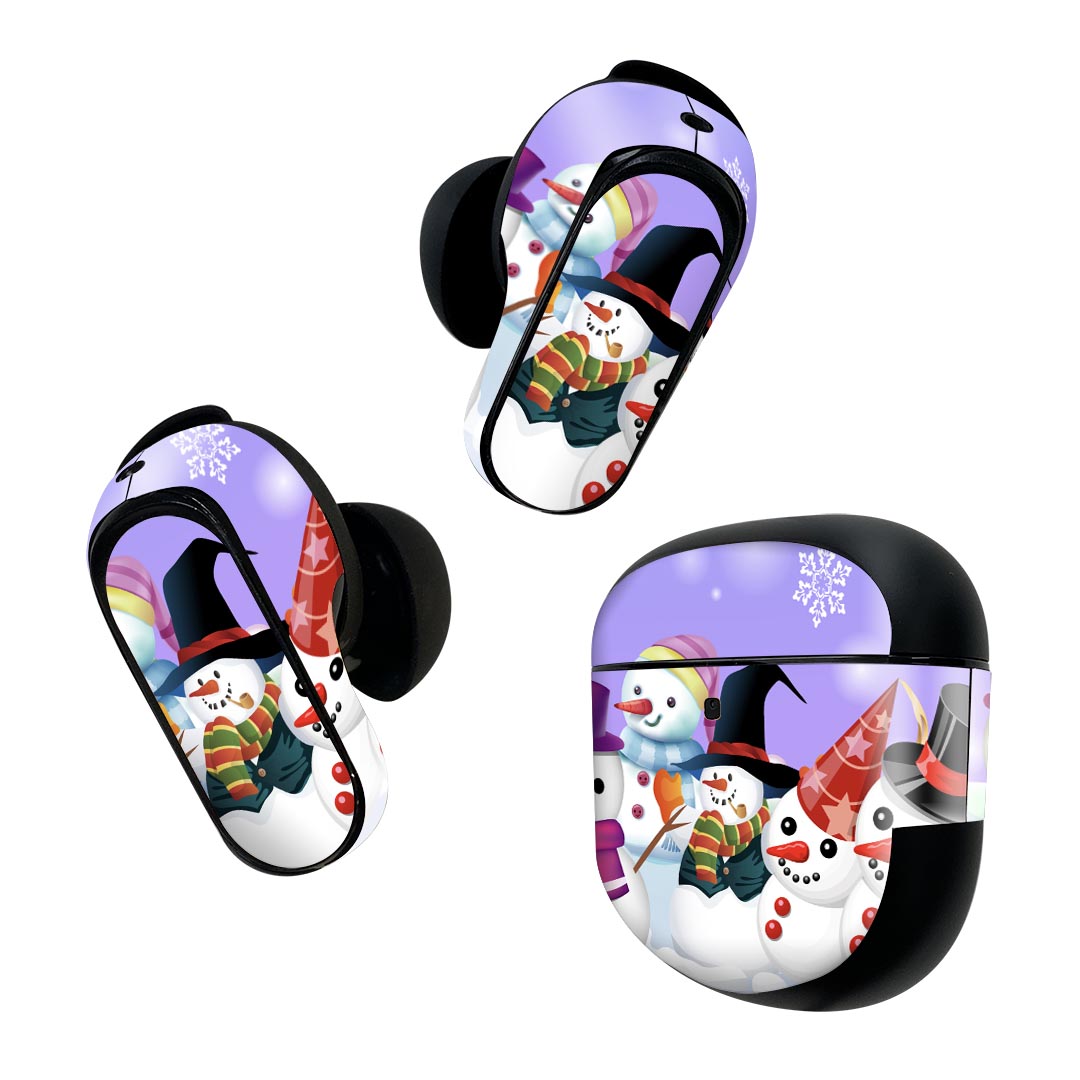 Bose QuietComfort Earbuds II 用 スキンシール ボーズ イヤバッズ2 用　ステッカ...