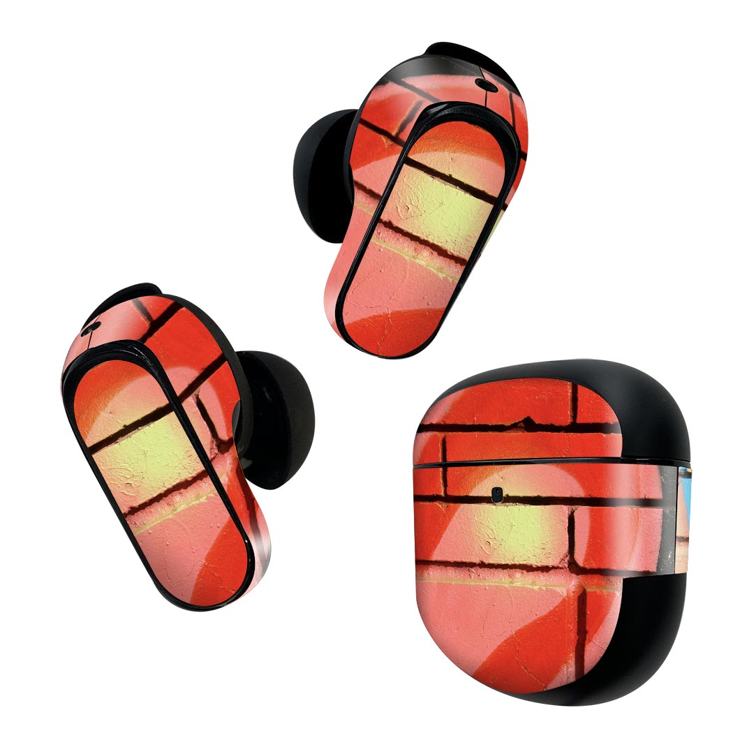 Bose QuietComfort Earbuds II 用 スキンシール ボーズ イヤバッズ2 用　ステッカー　本体3セット ケー..