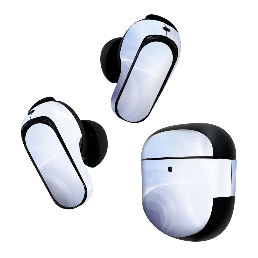 Bose QuietComfort Earbuds II 用 スキンシール ボーズ イヤバッズ2 用　ステッカー　本体3セット ケース1セット 保護 フィルム デコ ..