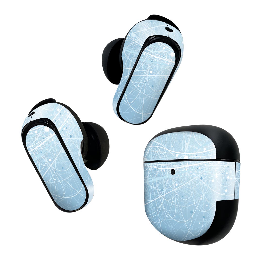 Bose QuietComfort Earbuds II 用 スキンシール ボーズ イヤバッズ2 用　ステッカ...