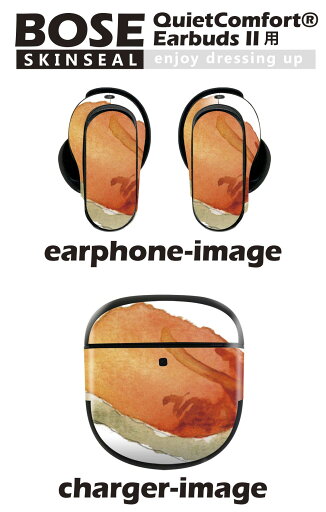 Bose QuietComfort Earbuds II 用 スキンシール ボーズ イヤバッズ2 用 ステッカー 本体3セット ケース1セット 保護 フィルム デコ 寿司 お寿司 Sushi ご飯 019904