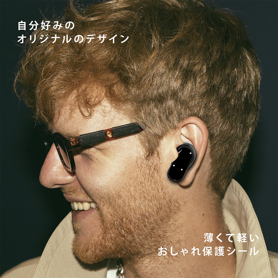 Bose QuietComfort Earbuds II 用 スキンシール ボーズ イヤバッズ2 用　ステッカー　本体3セット ケース1セット 保護 フィルム デコ マスクデザイン 宇宙 惑星 飛行士 020845