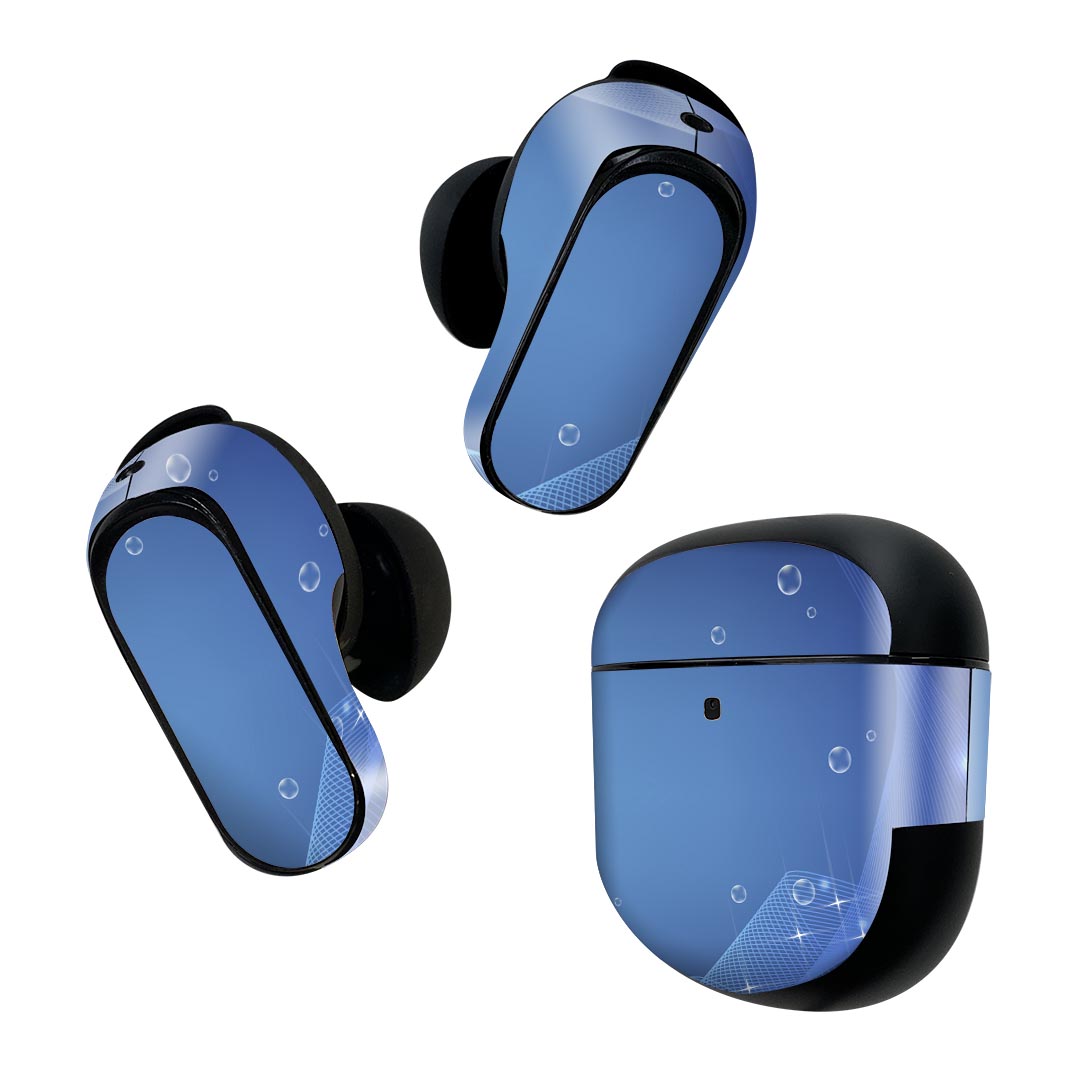 Bose QuietComfort Earbuds II 用 スキンシール ボーズ イヤバッズ2 用　ステッカ...