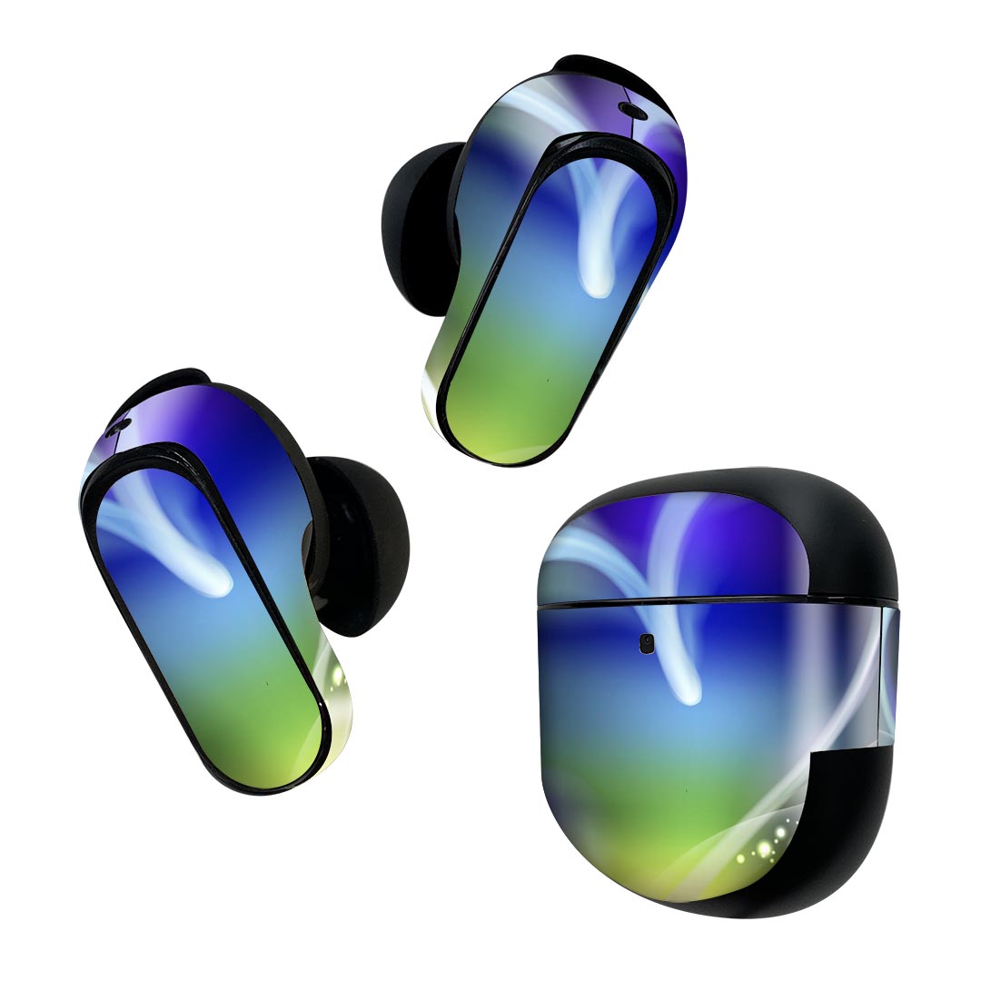Bose QuietComfort Earbuds II 用 スキンシール ボーズ イヤバッズ2 用　ステッカ...